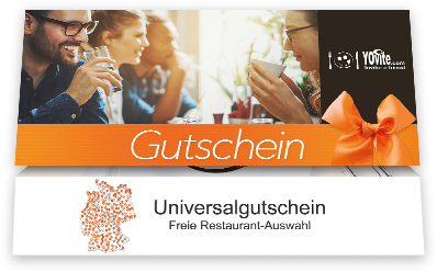 Abbildung des Yovite Universal Gutscheins mit freier Auswahl